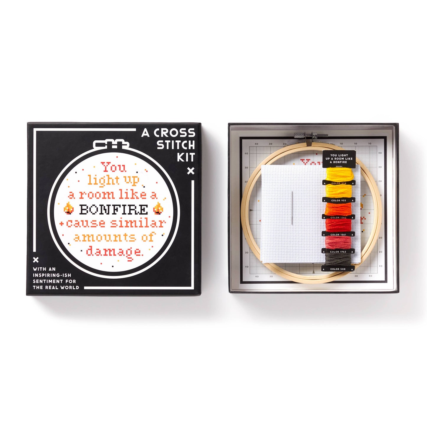 Brass Monkey You Light Up A Room Cross Stitch Kit