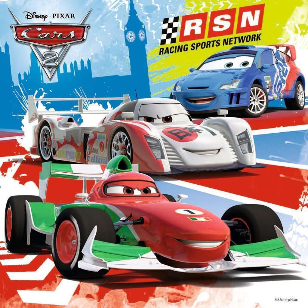Disney Cars: Worldwide Racing Fun - 3 x 49-Piece Puzzles