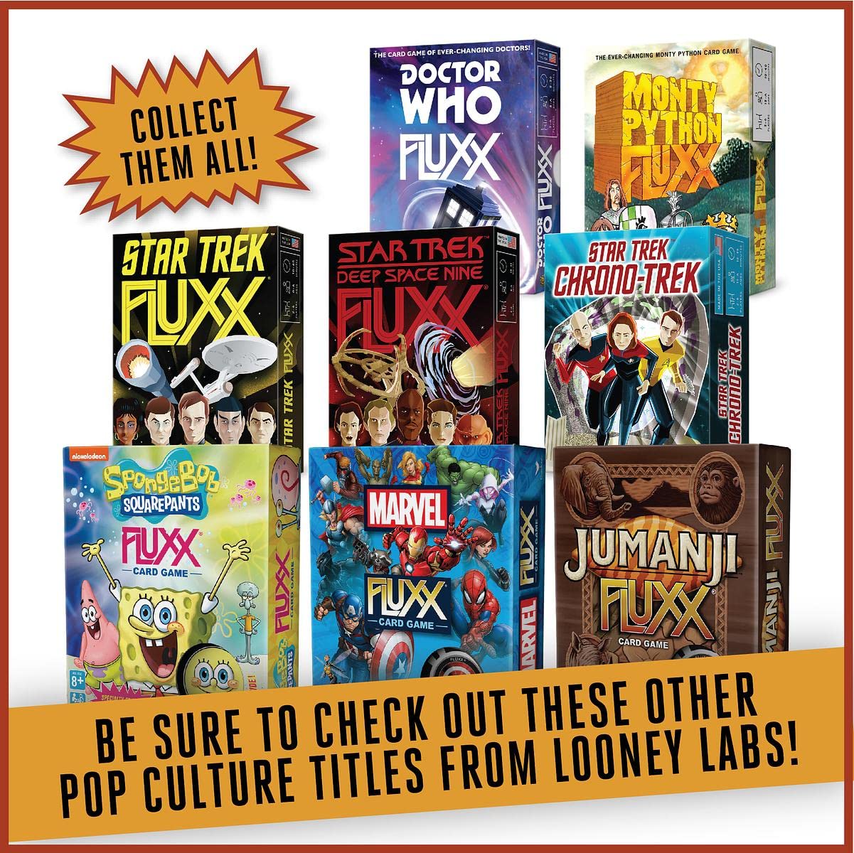 Jumanji Fluxx Card Game