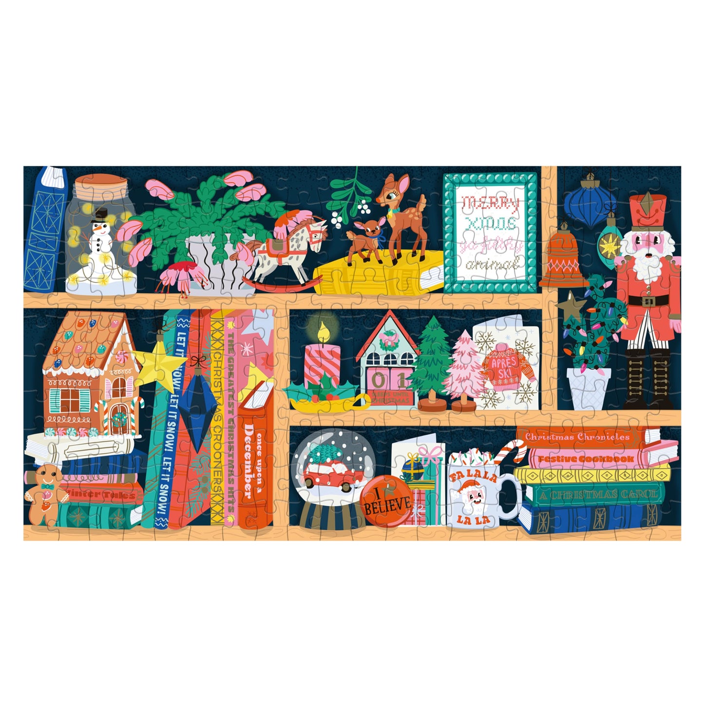 Festive Curiosities 200-Piece Christmas Puzzle