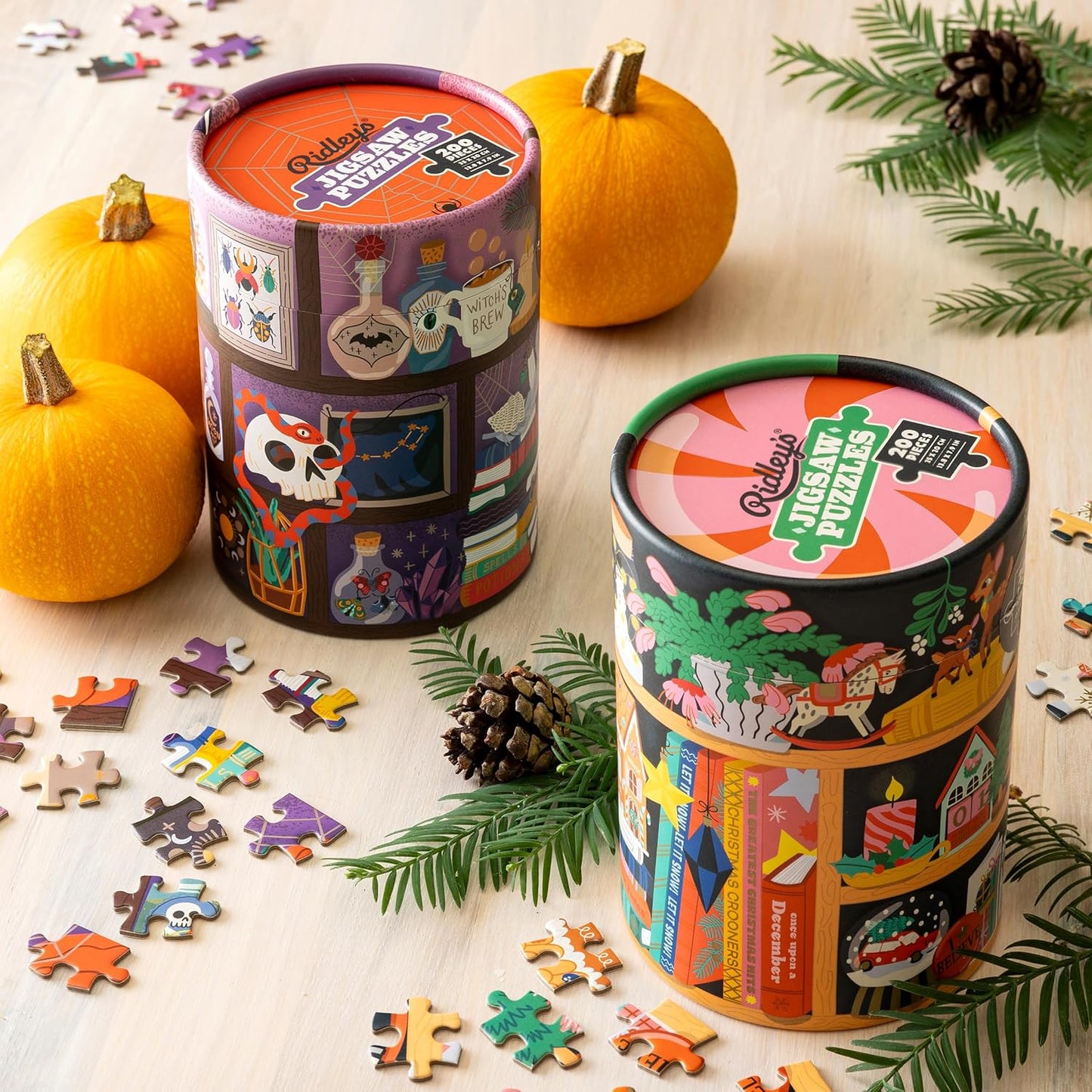 Spooky Curiosities 200-Piece Halloween Puzzle