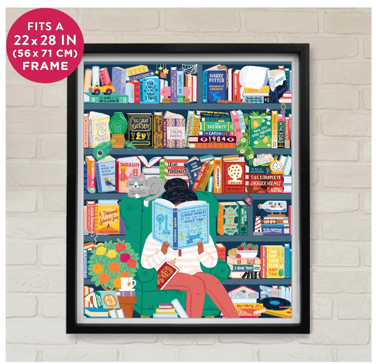 50 Must-Read Books Bucket List 1000-Piece Puzzle