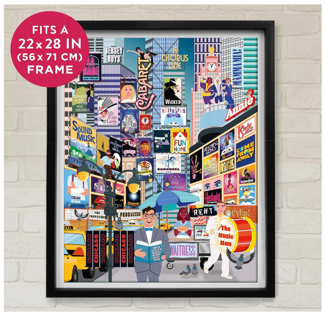 50 Must-See Musicals Bucket List 1000-Piece Puzzle