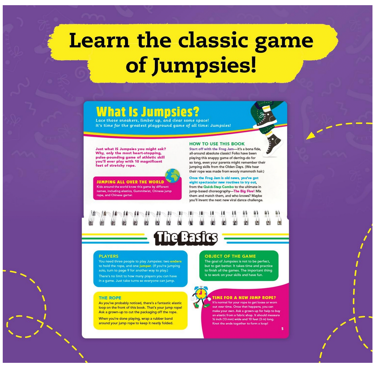 Jumpsies: How to Hop, Skip & Jump with Stretchy Rope (Klutz)