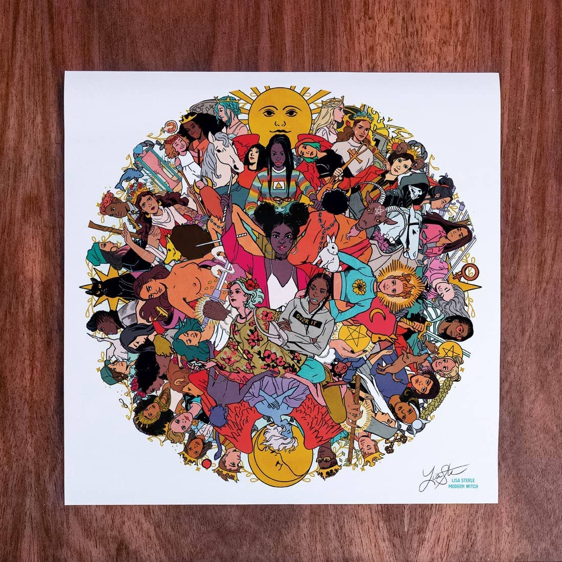 Modern Witch Deluxe 1,000 Piece Jigsaw Puzzle by Lisa Sterle