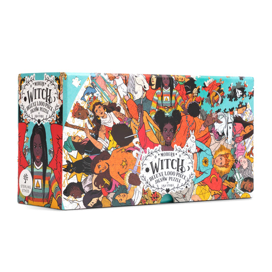 Modern Witch Deluxe 1,000 Piece Jigsaw Puzzle by Lisa Sterle