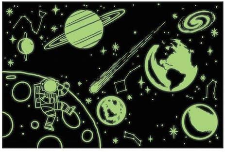 Outer Space Glow-in-the-Dark 100 Piece Puzzle