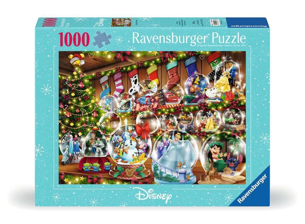 Disney Christmas Snowglobes - 1000 Piece Puzzle