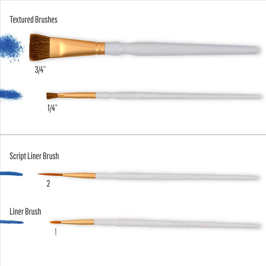FolkArt Artist Variety Brush Set 10 Piece