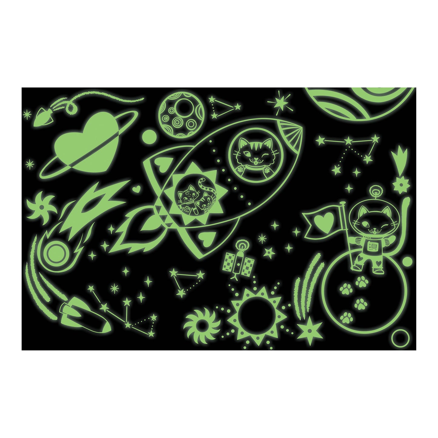 Cosmic Dreams 100 Piece Glow in the Dark Puzzle