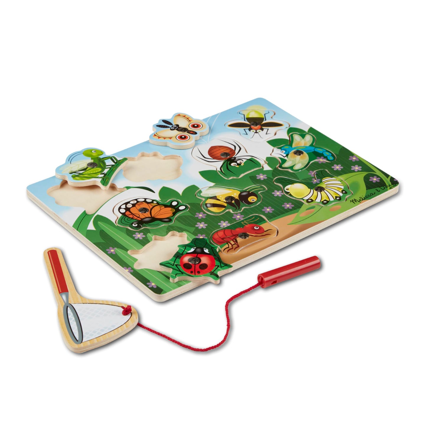 Melissa & Doug Bug Catching Magnetic Puzzle Game