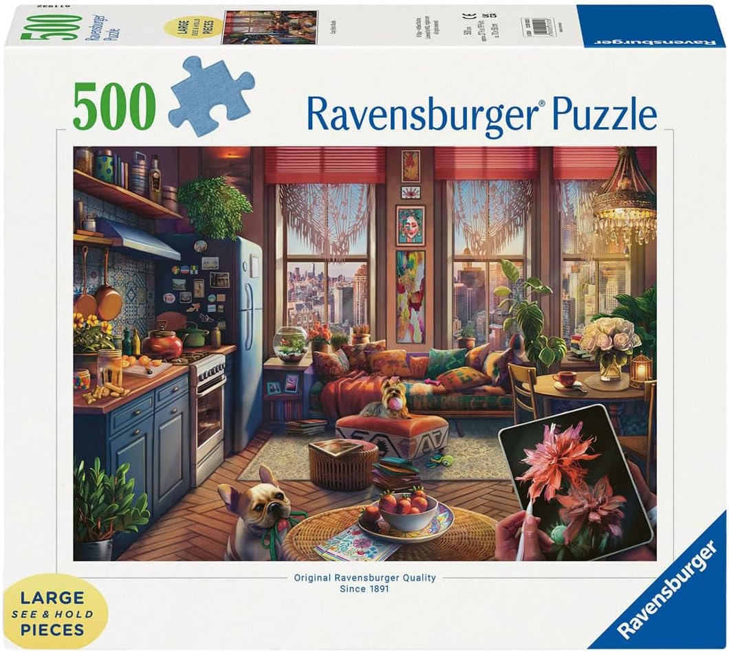 Cozy Boho Studio Puzzle - 500 Piece Puzzle