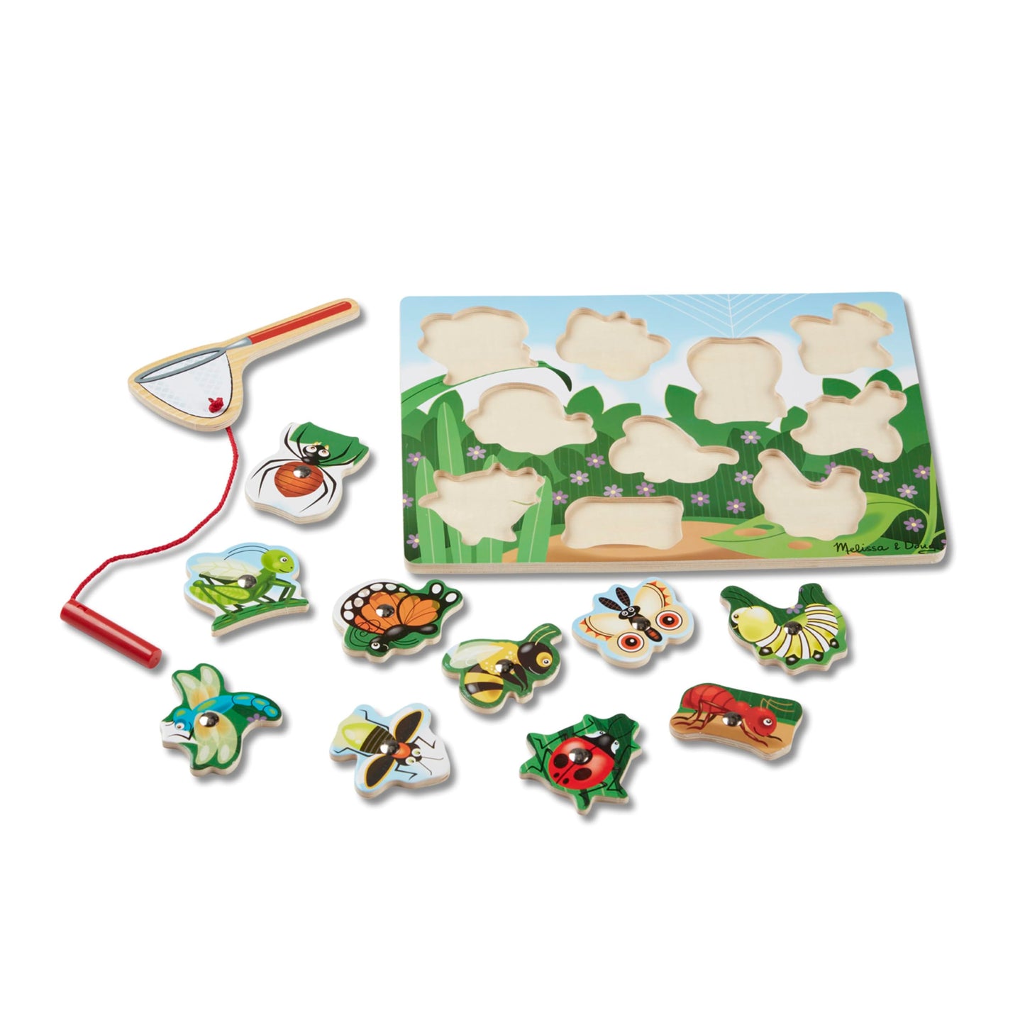 Melissa & Doug Bug Catching Magnetic Puzzle Game