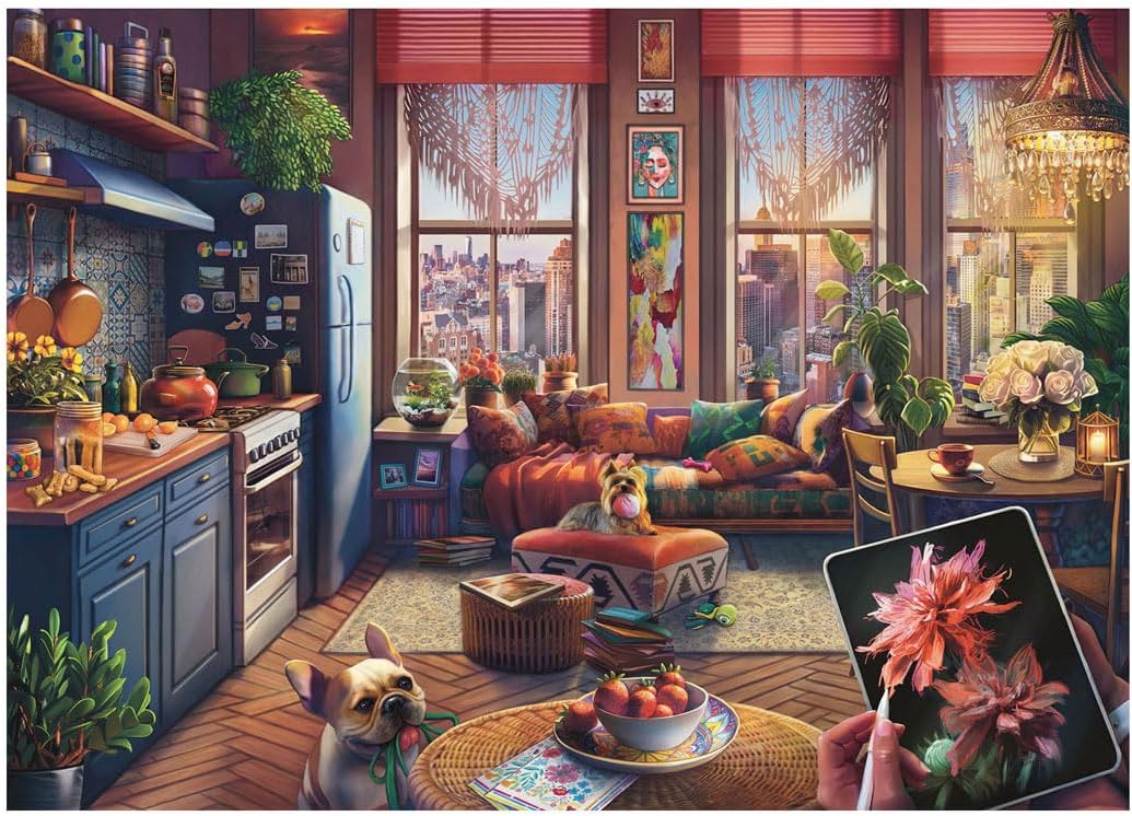 Cozy Boho Studio Puzzle - 500 Piece Puzzle