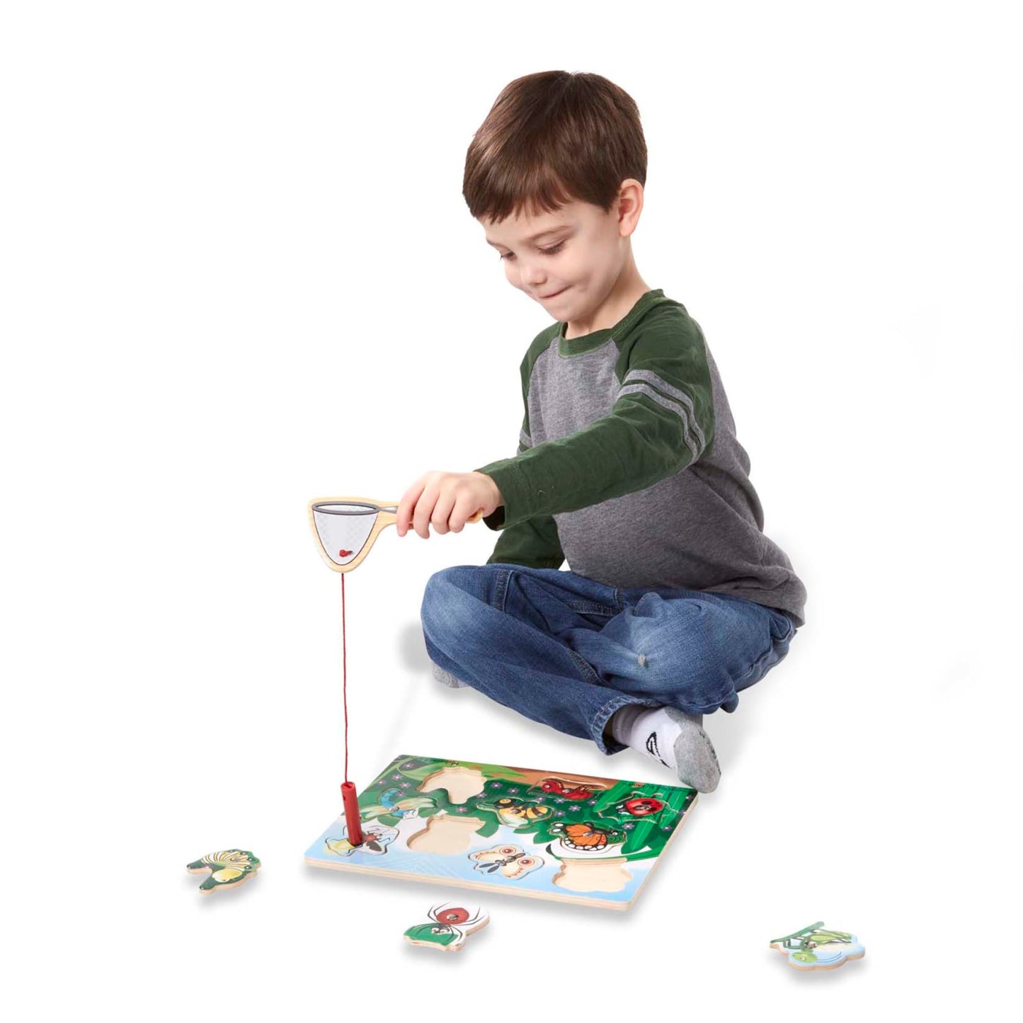 Melissa & Doug Bug Catching Magnetic Puzzle Game