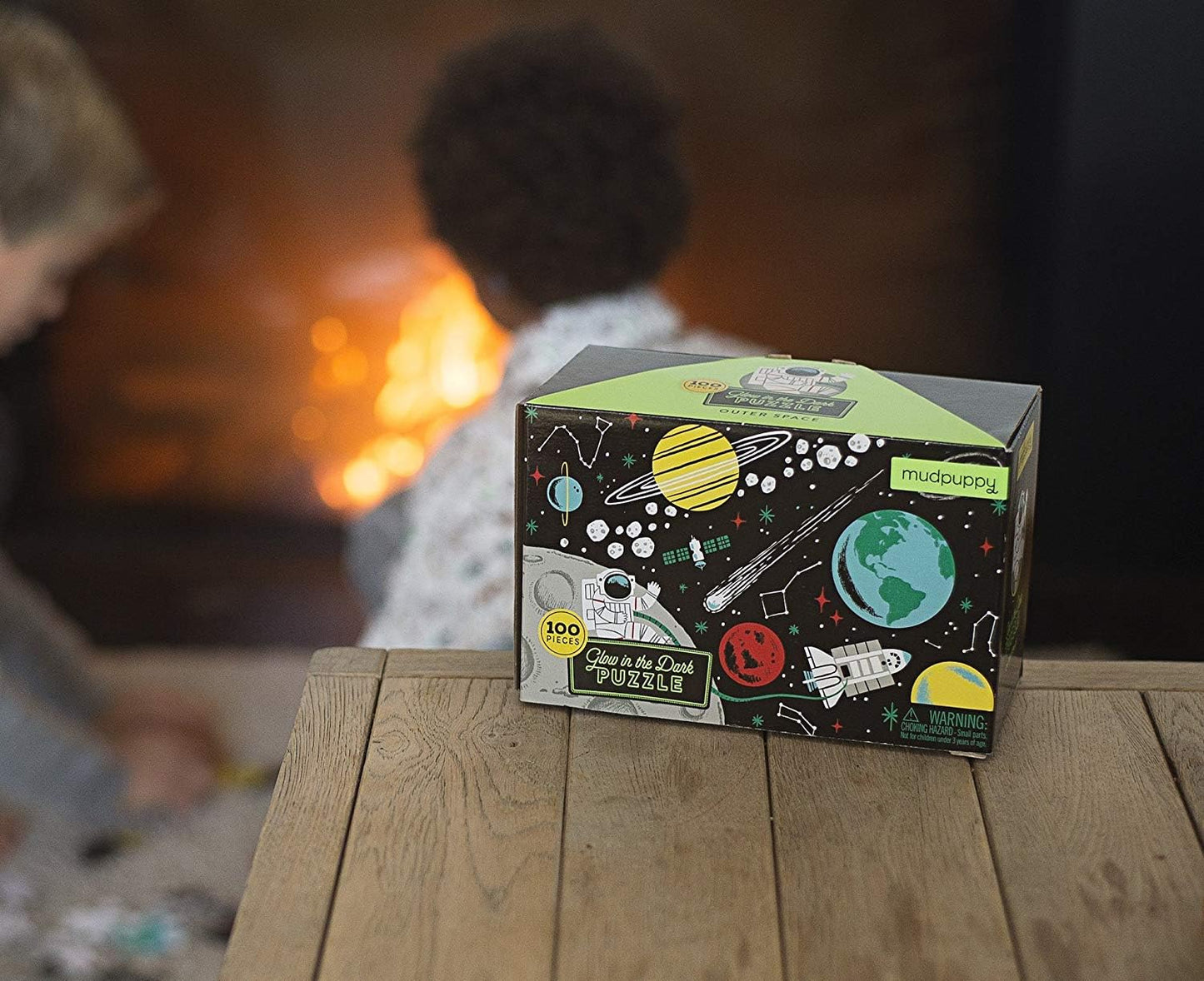 Outer Space Glow-in-the-Dark 100 Piece Puzzle