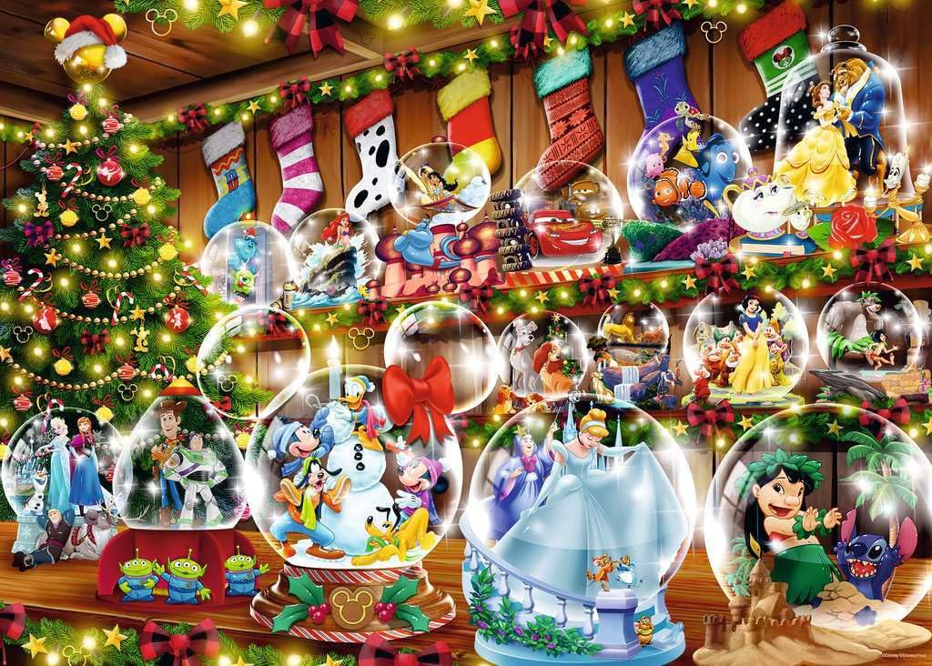 Disney Christmas Snowglobes - 1000 Piece Puzzle