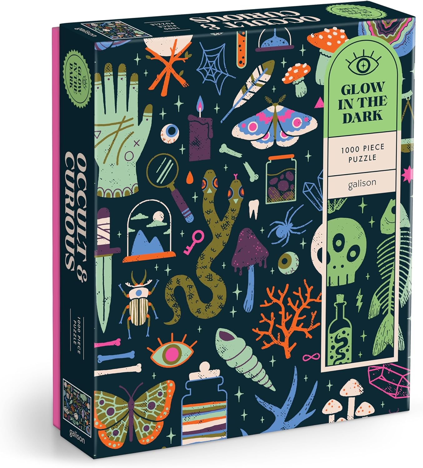 Occult and Curious – 1000 Piece Glow in The Dark