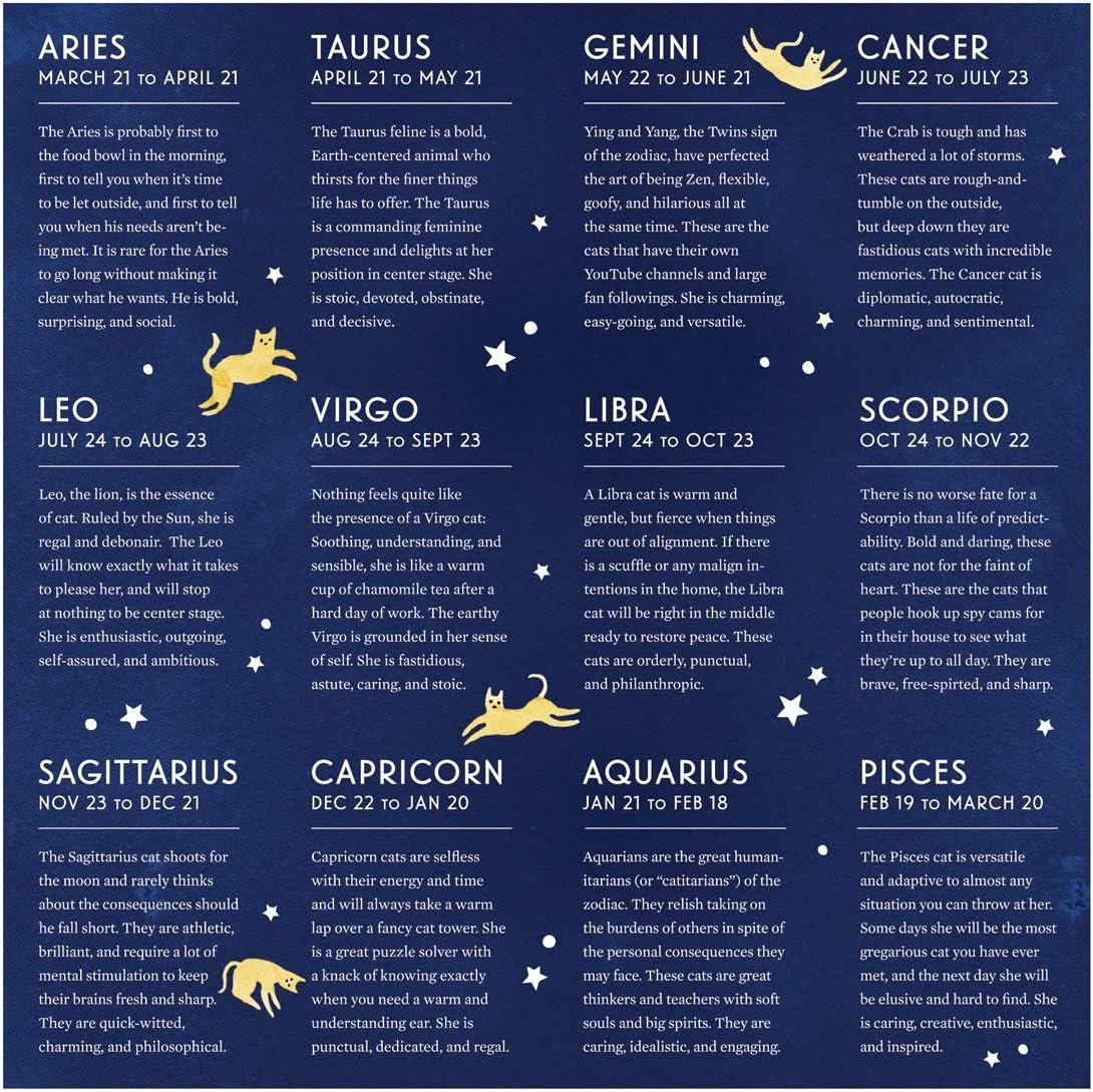 Cat Zodiac 500 Piece Puzzle