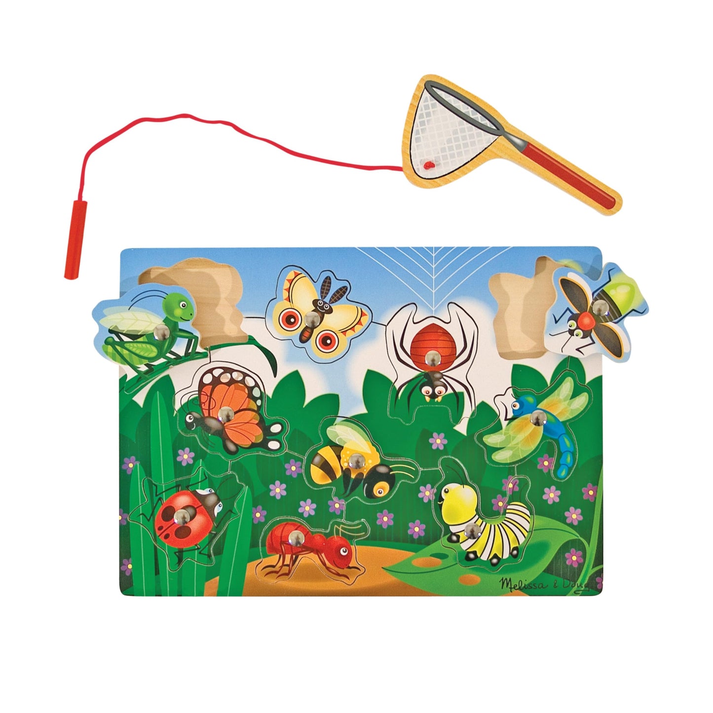Melissa & Doug Bug Catching Magnetic Puzzle Game