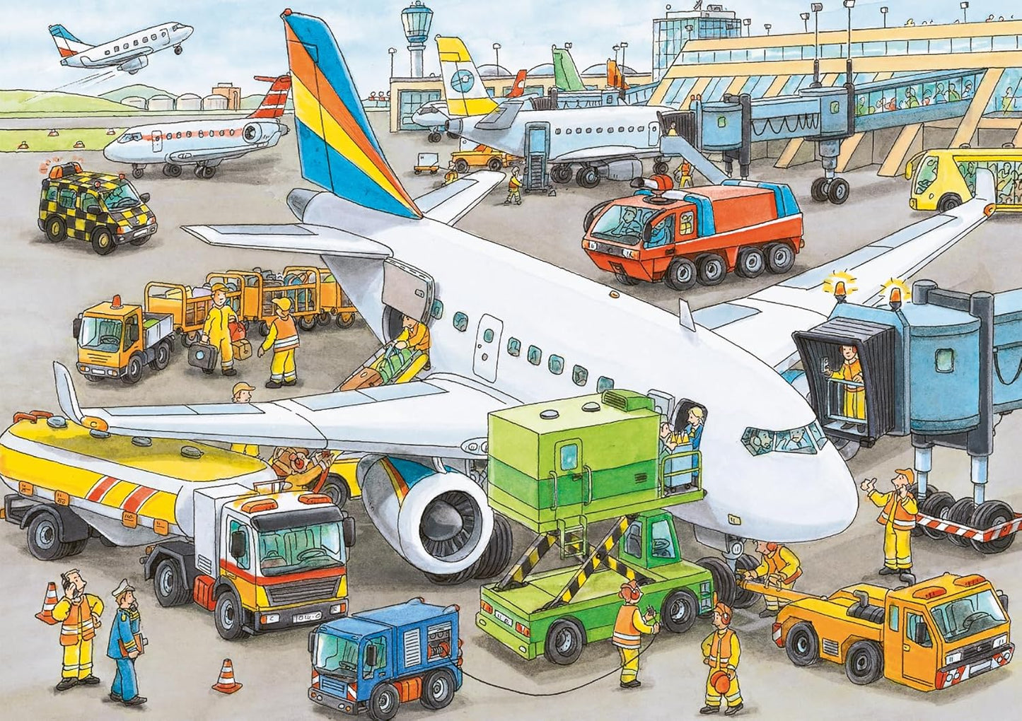Busy Airport - 35 Piece Puzzle