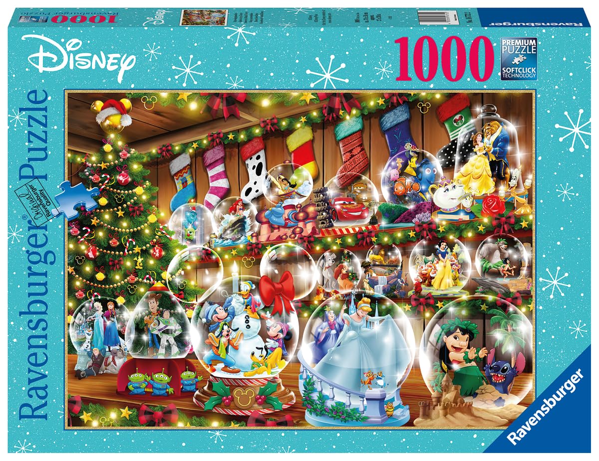 Disney Christmas Snowglobes - 1000 Piece Puzzle