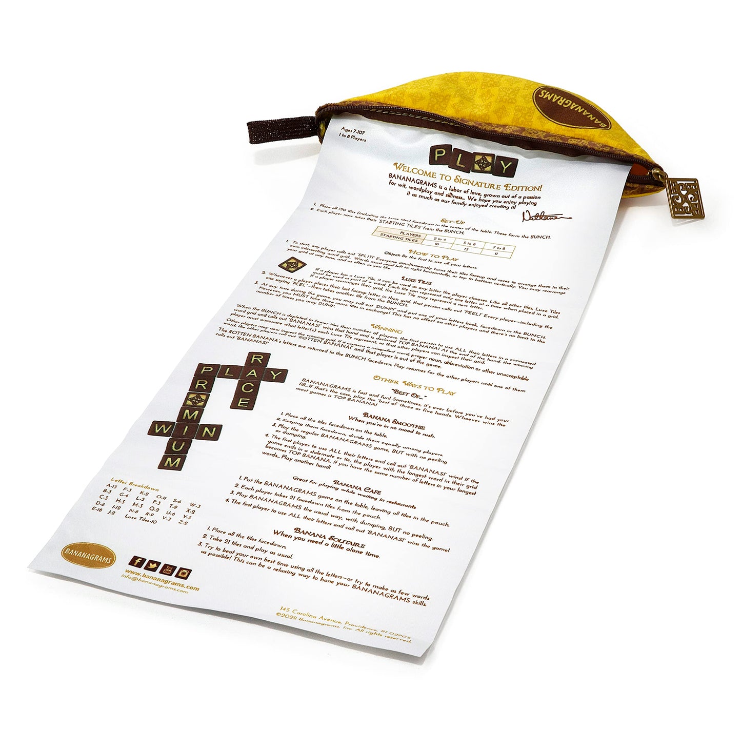 Bananagrams: Multi-Award-Winning Word Game