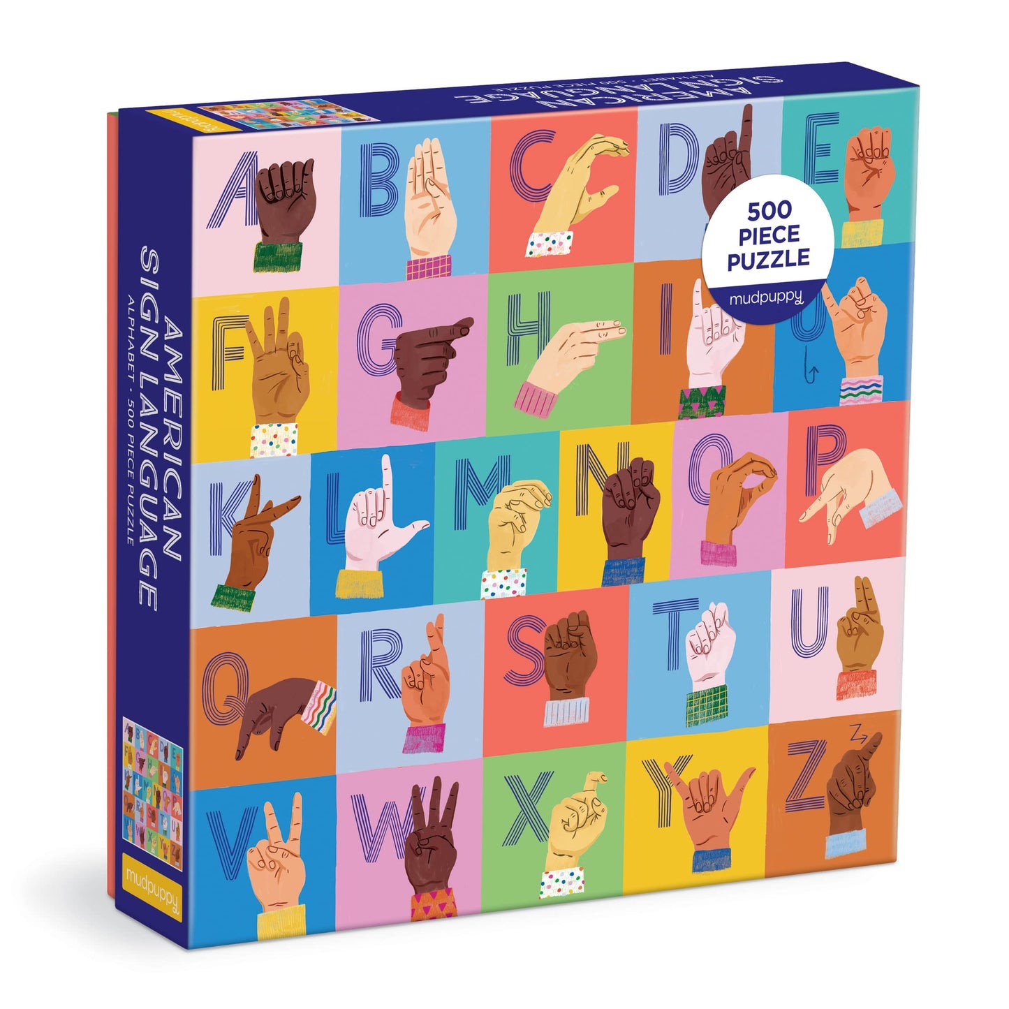 American Sign Language Alphabet 500 Piece