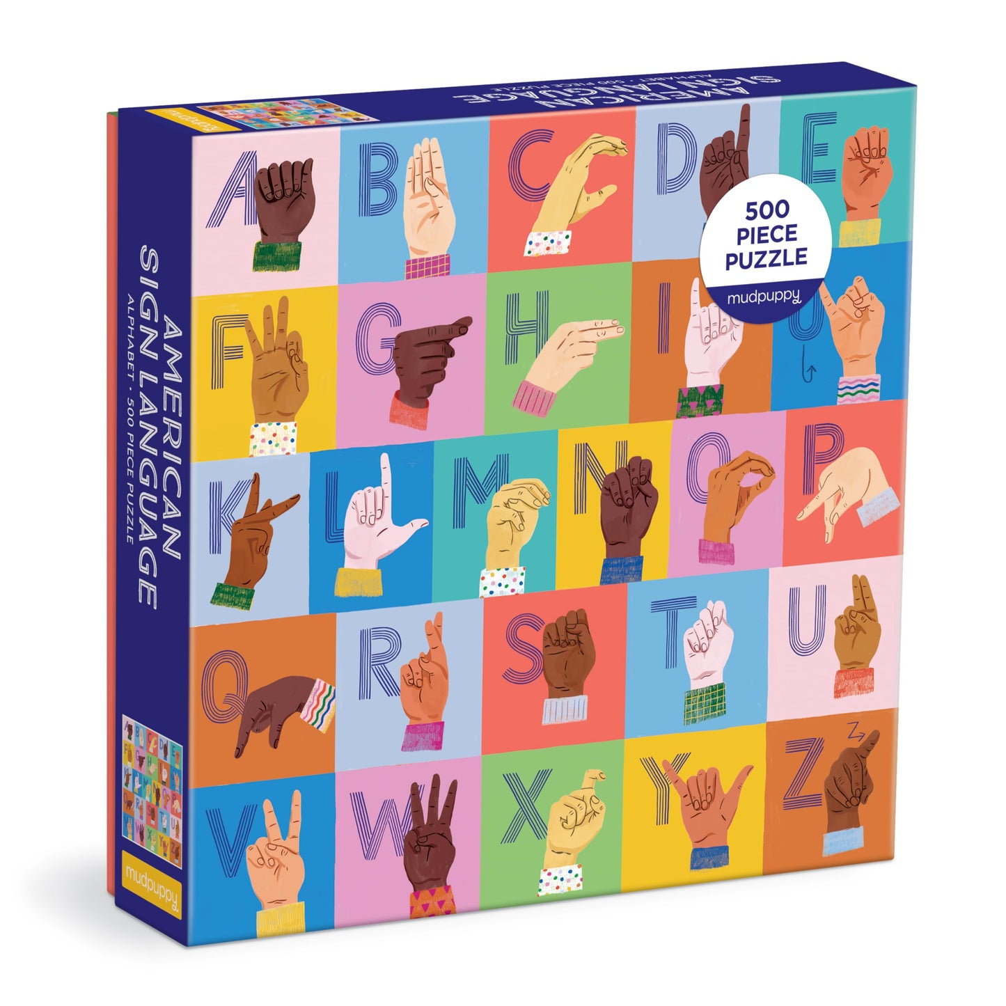 American Sign Language Alphabet 500 Piece