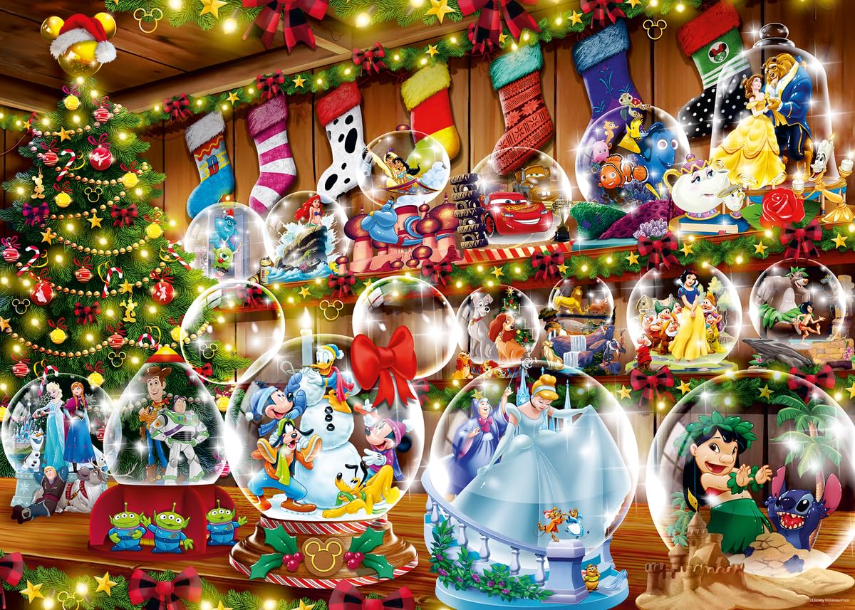 Disney Christmas Snowglobes - 1000 Piece Puzzle