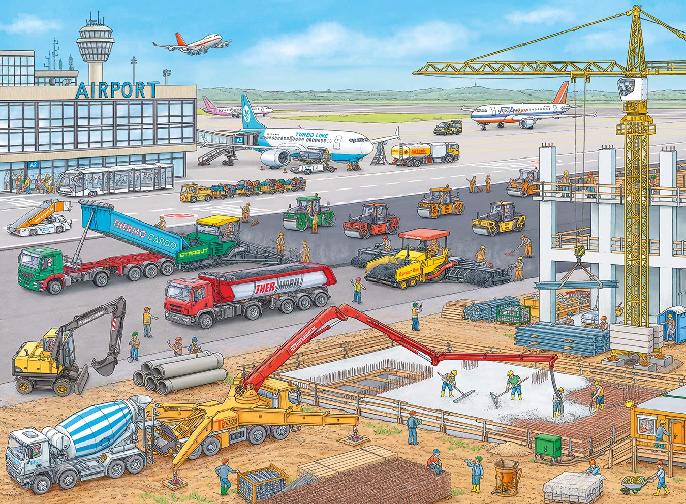 Construction at The Airport Puzzles