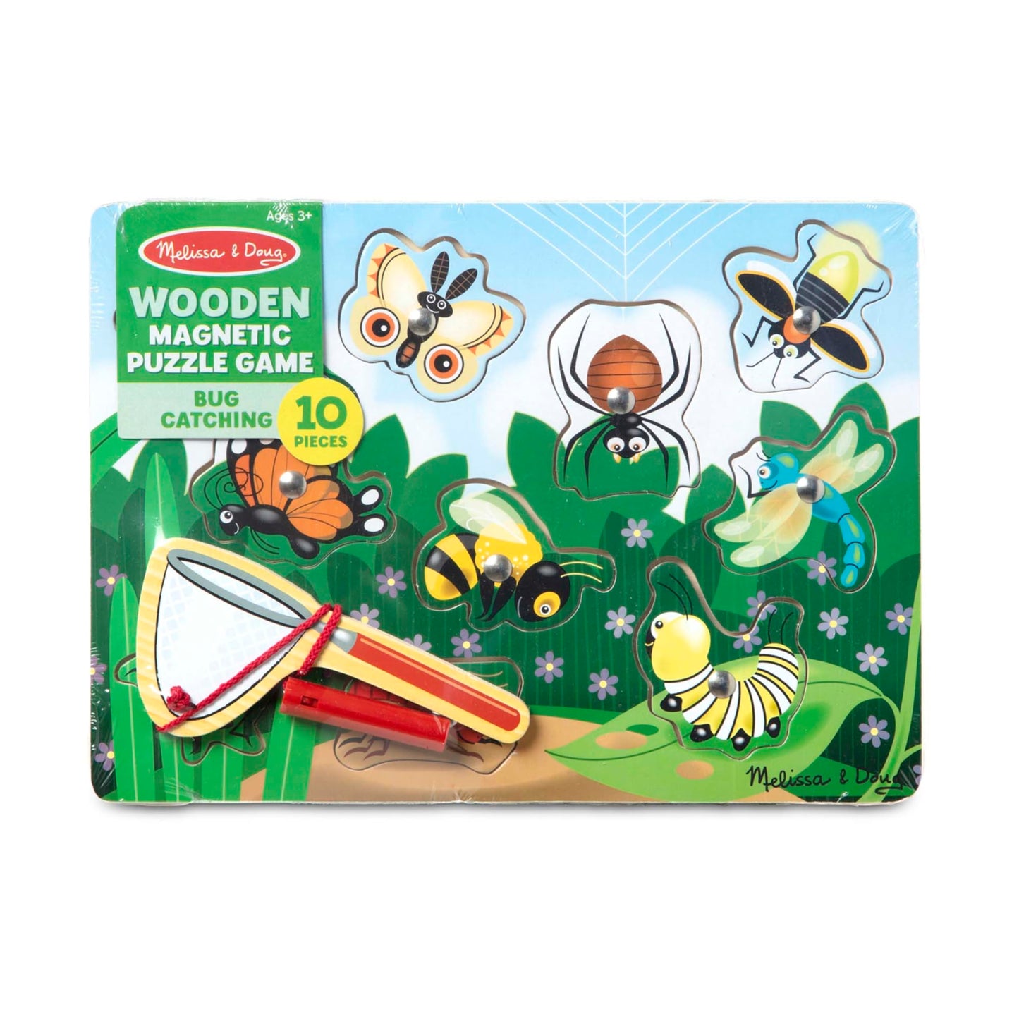 Melissa & Doug Bug Catching Magnetic Puzzle Game