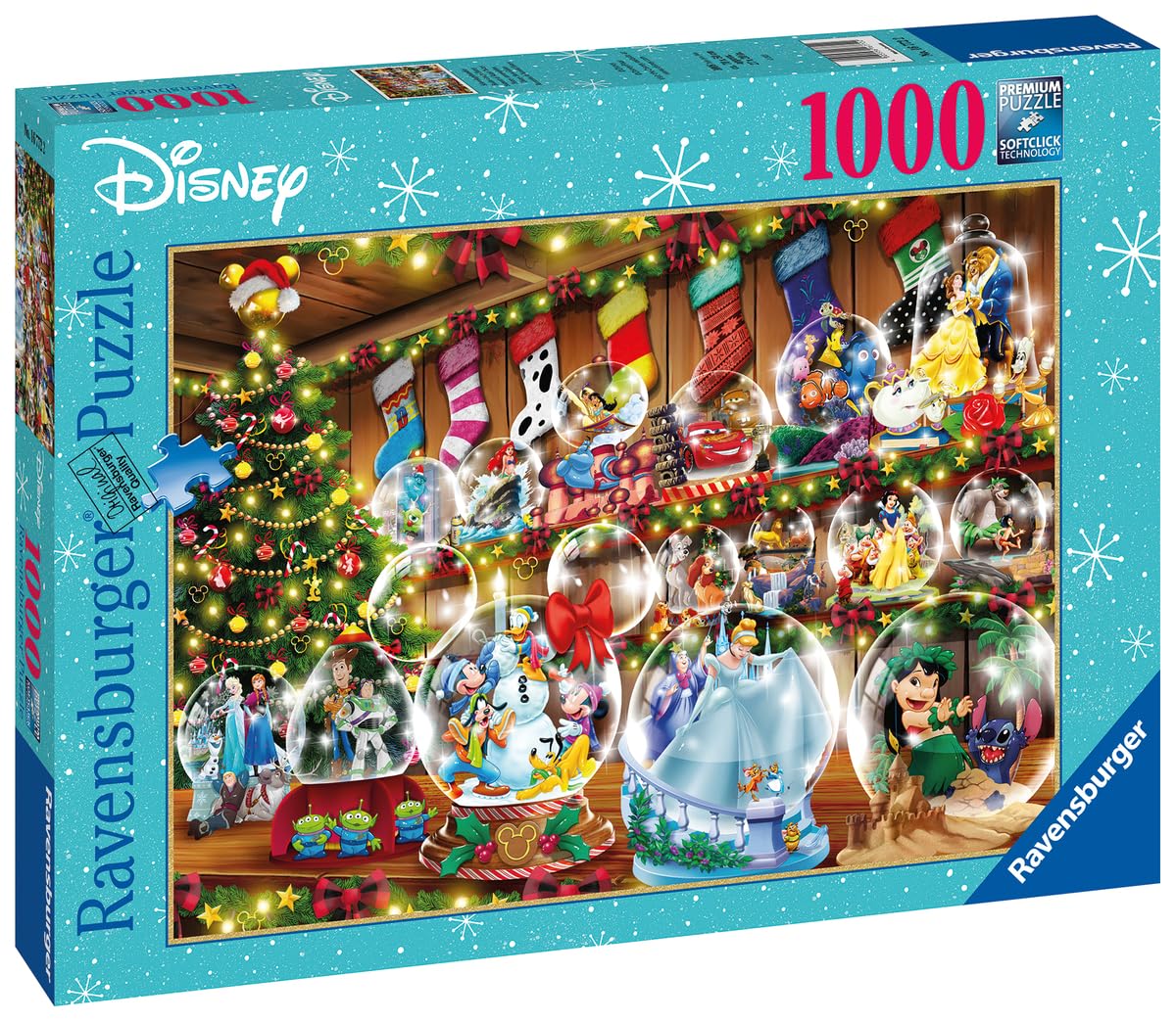 Disney Christmas Snowglobes - 1000 Piece Puzzle