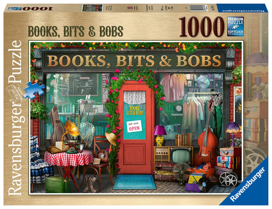 Books, Bits, & Bobs 1000 Piece Jigsaw Puzzle
