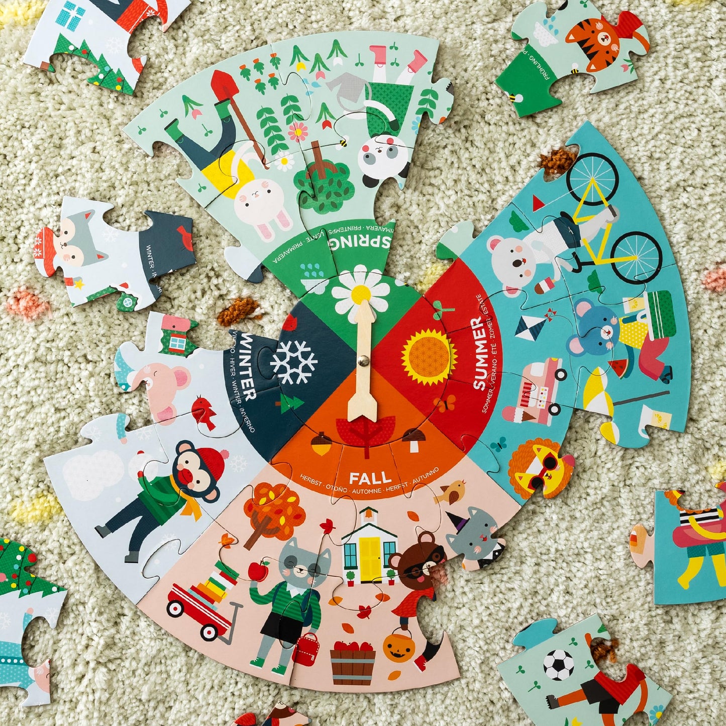 Telling The Time - 24 Piece Large Puzzle