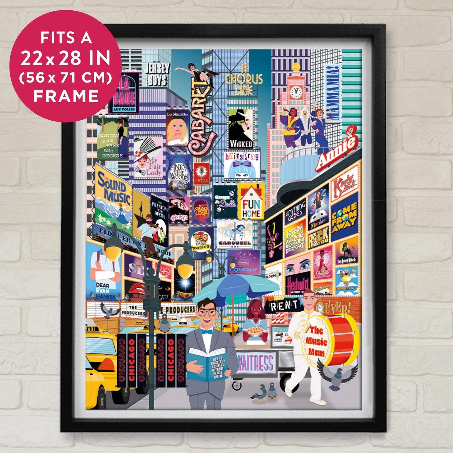 50 Must-See Musicals Bucket List 1000-Piece Puzzle