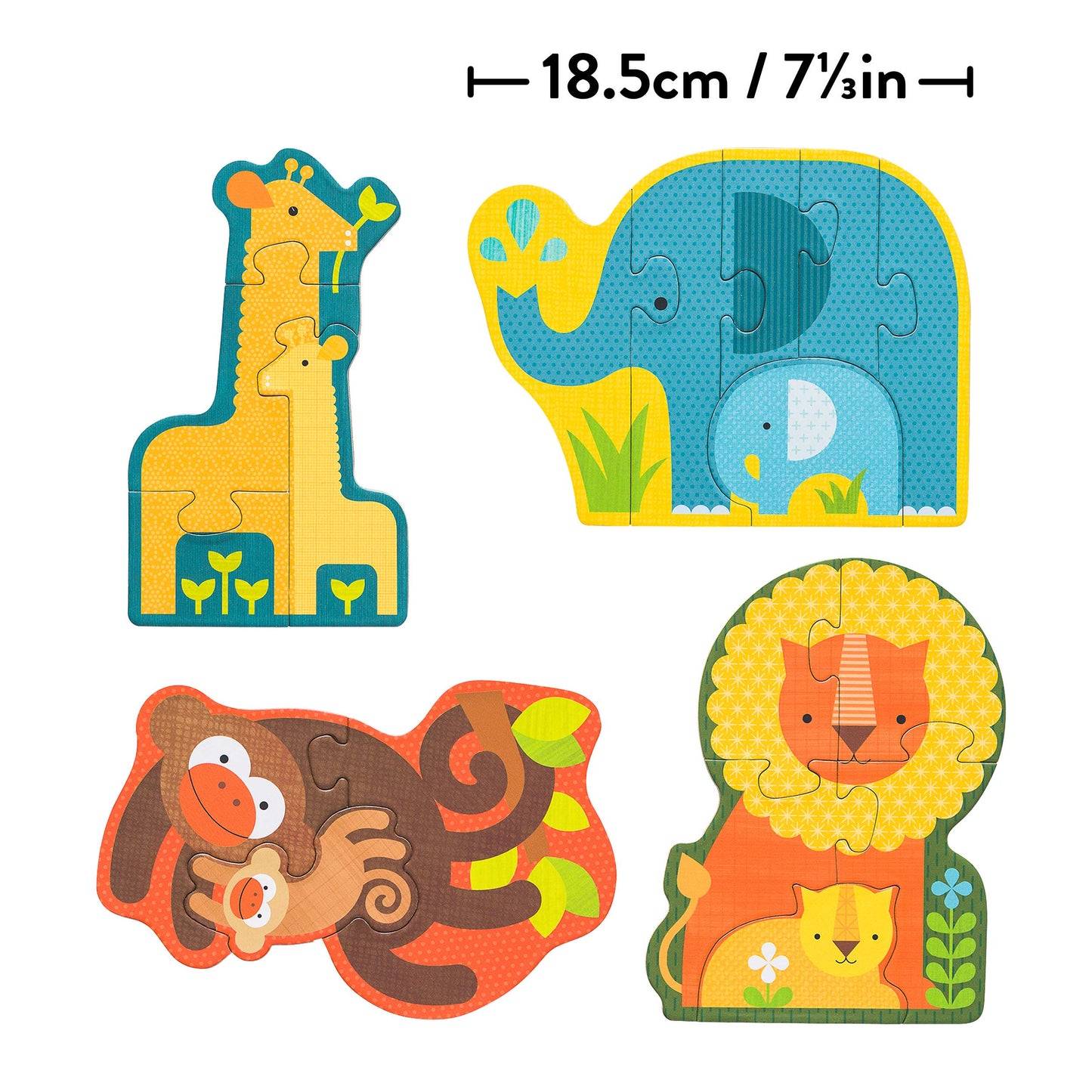 Safari Babies – Includes 4 Mini Puzzles