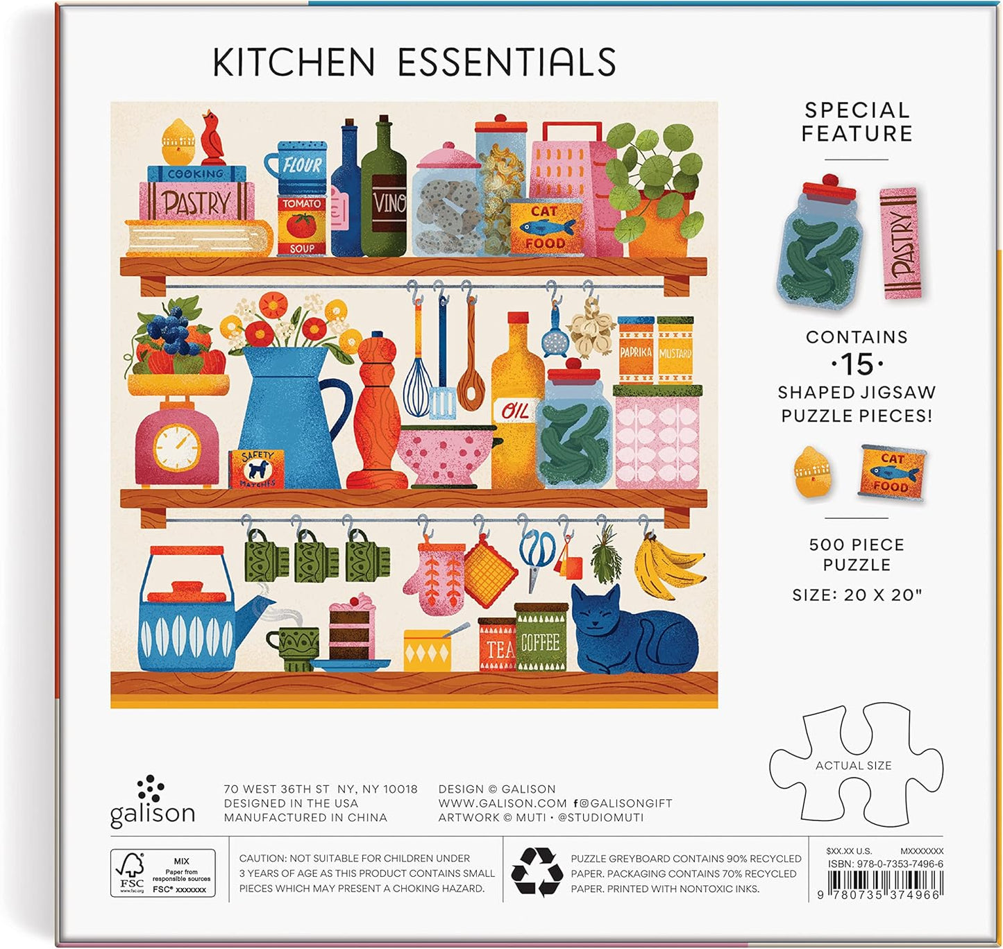 Kitchen Essentials 500 Piece Puzzle