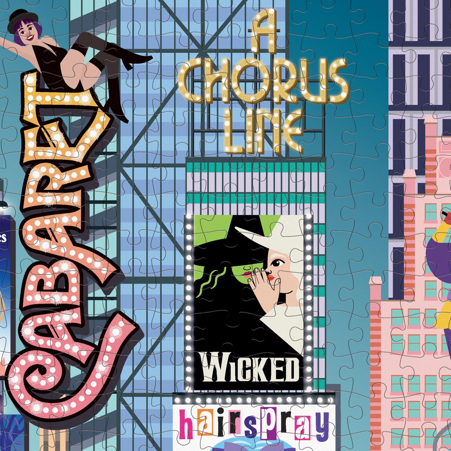 50 Must-See Musicals Bucket List 1000-Piece Puzzle