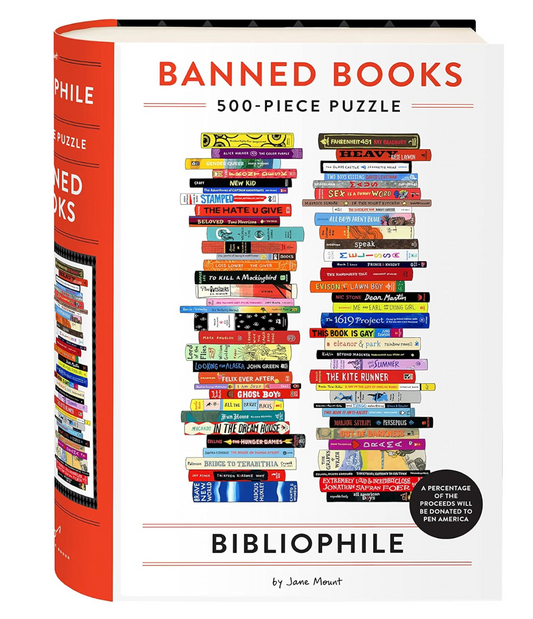 Bibliophile Banned Books 500-Piece Puzzle