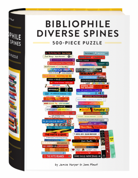 Bibliophile Diverse Spines 500-Piece Puzzle