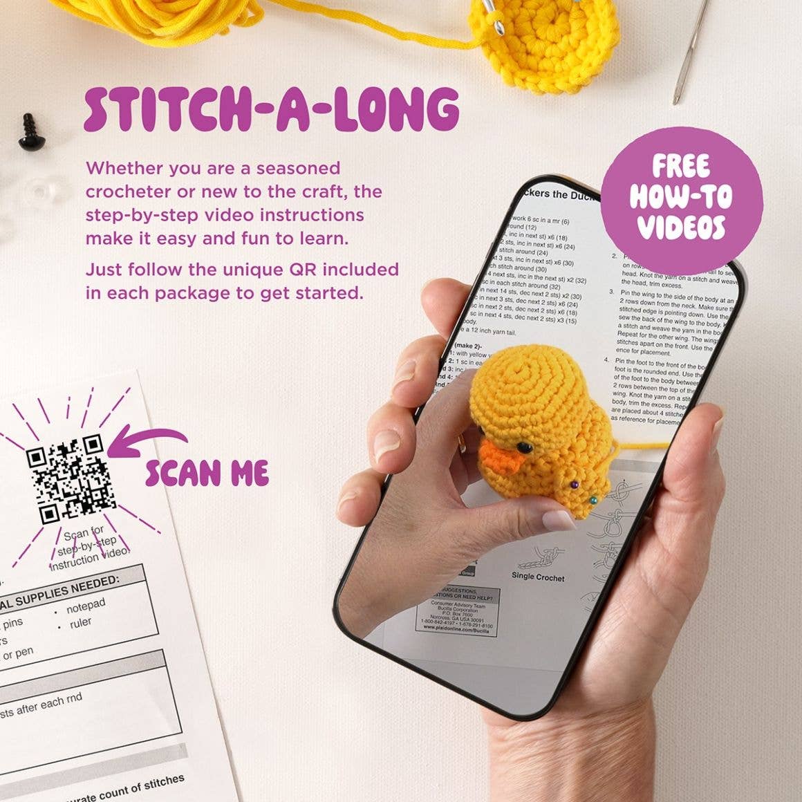 Crochet Kit - Cate the Cake