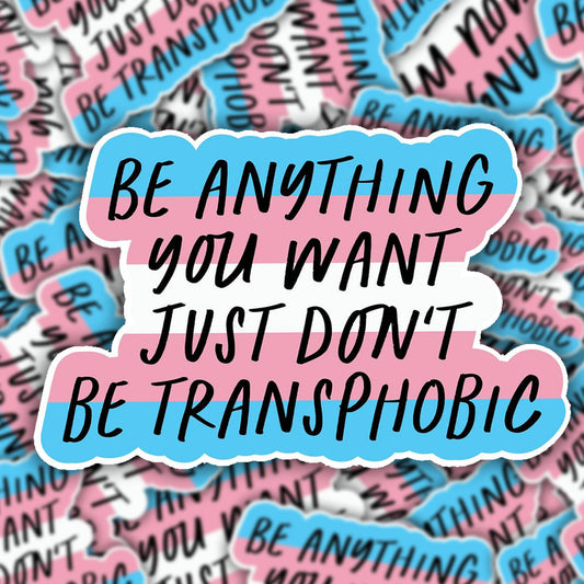 Don't be Transphobic Sticker
