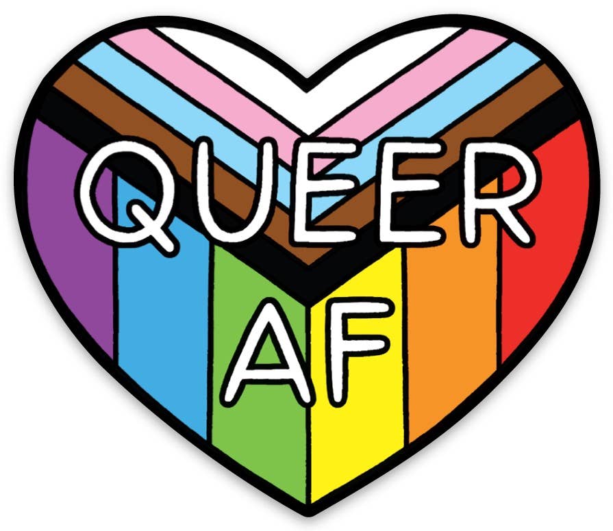 Queer AF Vinyl Sticker